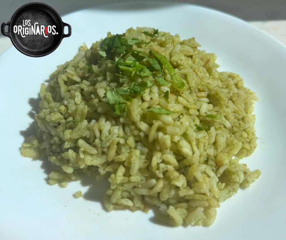 Arroz verde poblano