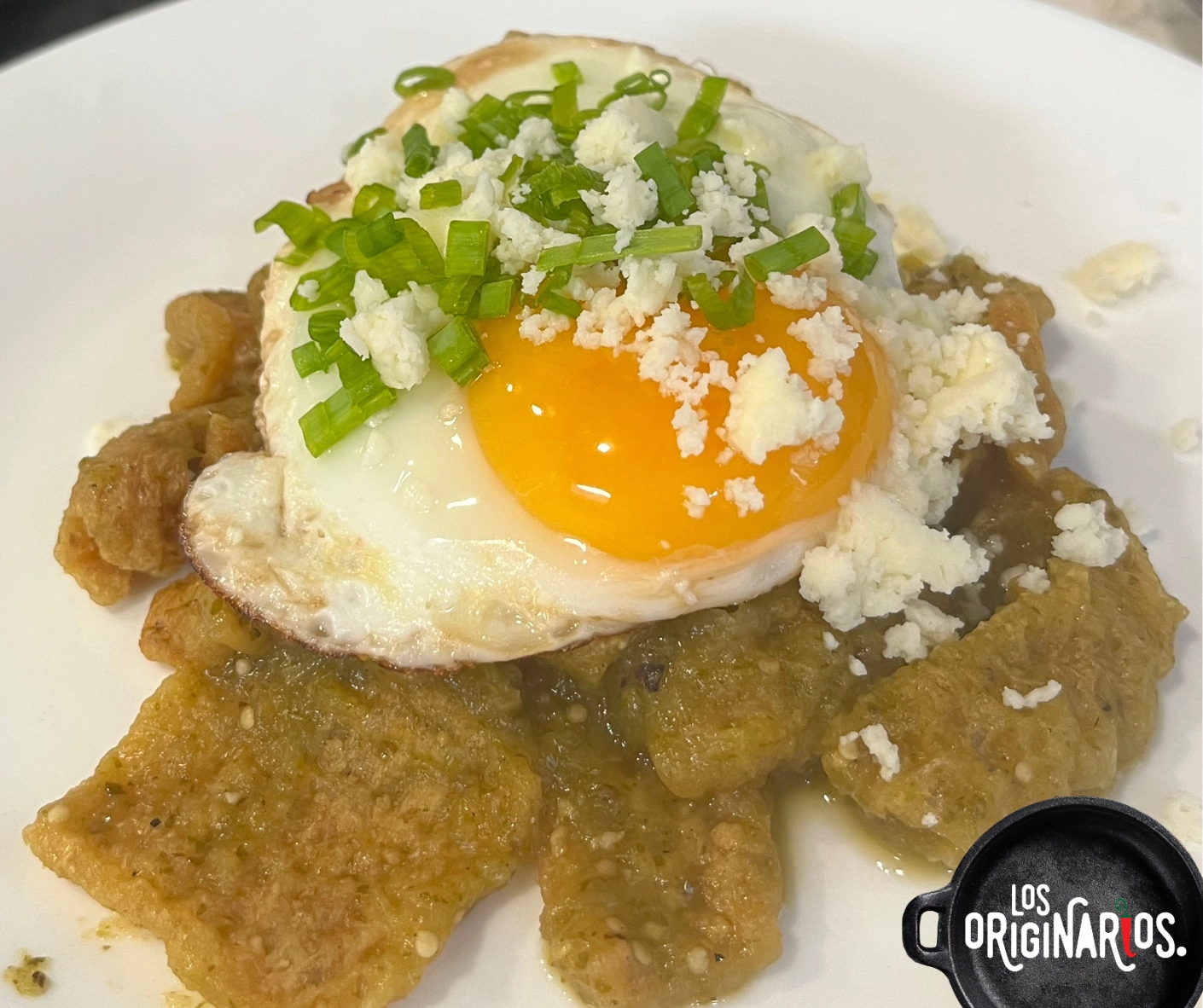 Chicharron en salsa verde