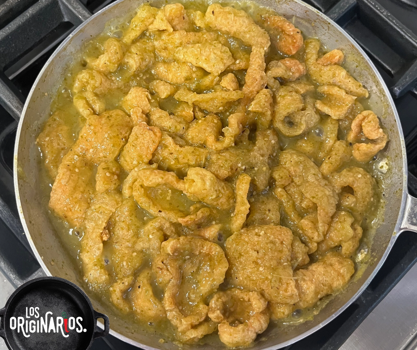 Chicharron en salsa verde